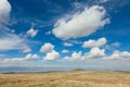 The alpine steppe in the mountains of central Asia