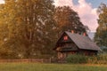 Alpine style traditional countryside house