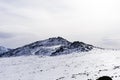 Alpine subarctic landscape of the Northern Urals Royalty Free Stock Photo