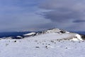 Alpine subarctic landscape of the Northern Urals