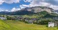 The alpine town of Flims in Switzerland