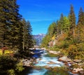 The Alpine valley in Austria