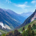 Alpine view from Kaunertaler Gletscherstrasse (Austria