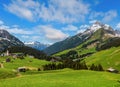 Alpine view Vorarlberg, Austria Royalty Free Stock Photo