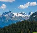 Alpine view (Vorarlberg, Austria Royalty Free Stock Photo