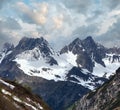 Alpine view (Vorarlberg,Austria Royalty Free Stock Photo