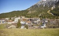 Alpine village in the Austrian Alps - Stock Photo Royalty Free Stock Photo