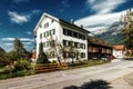 Farmhouse in the Swiss village of Berschis, Walenstadt