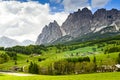 Alpine village in the Dolomite Royalty Free Stock Photo