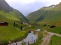 Alpine Village in Italian Tirol Royalty Free Stock Photo