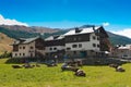 Alpine village in Italy-Livigno