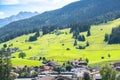 Alpine village in spring Royalty Free Stock Photo