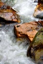 alpine waterfall