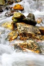 alpine waterfall Royalty Free Stock Photo