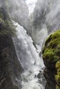 Alpine waterfall Royalty Free Stock Photo