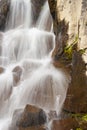 Alpine Waterfall Close Up Royalty Free Stock Photo