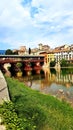 Alpines Bridge in Bassano del Grappa Veneto, Italy Royalty Free Stock Photo