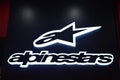 Alpinestars booth signage at Inside racing bike festival in Pasay, Philippines