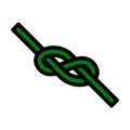 Alpinist Rope Knot Icon