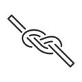 Alpinist Rope Knot Icon