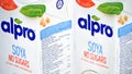 Alpro brand sugar free soya milk