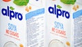 Alpro brand sugar free soya milk