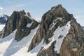 Alps Alpine Landscape of Mountain Cook Range Peak