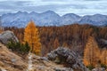Alps in autumn