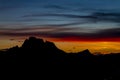 Alps Dolomites, Alpi Dolomiti sunset