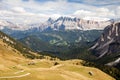 Alps Dolomites mountains, Kreuzkofel gruppe, Itay Royalty Free Stock Photo