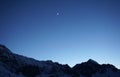 Alps in evening