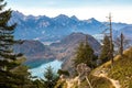 Alps and lakes in Germany Royalty Free Stock Photo