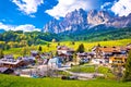 Alps landscape in Cortina D` Ampezzo Royalty Free Stock Photo