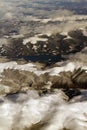 Alps Mountains aerial view