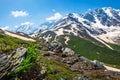 Alps nature landscape. Alpine mountains in Austria