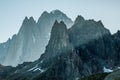 The Alps over Chamonix Royalty Free Stock Photo