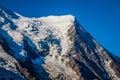 The Alps over Chamonix Royalty Free Stock Photo