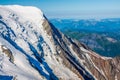The Alps over Chamonix Royalty Free Stock Photo