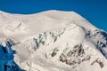 The Alps over Chamonix Royalty Free Stock Photo