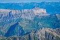 The Alps over Chamonix Royalty Free Stock Photo