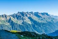 The Alps over Chamonix Royalty Free Stock Photo