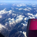 The Alps seen from the sky