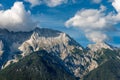 Alps Tyrol Austria - Mieming Range or Mieminger Mountains Royalty Free Stock Photo