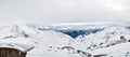 Alps Winter Panorama Royalty Free Stock Photo