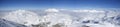 Alps Winter Panorama Royalty Free Stock Photo