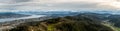 Alps and Zurichsee lake as seen from top of Uetliberg in Switzerland