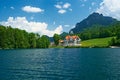 Alpsee lake at Hohenschwangau near Munich in Bavaria