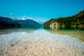 Alpsee lake at Hohenschwangau near Munich in Bavaria, Germany Royalty Free Stock Photo