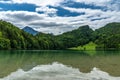 alpsee near fuessen, bavaria, germany