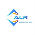 ALR abstract technology logo design on white background. ALR creative initials Royalty Free Stock Photo